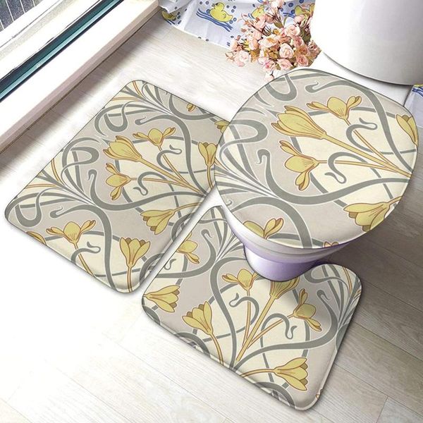 bath mats crocus art nouveau 3 piece set non-slip rug mat shower and toilet covert
bath mats crocus art nouveau 3 piece set non-slip rug mat shower and toilet covert