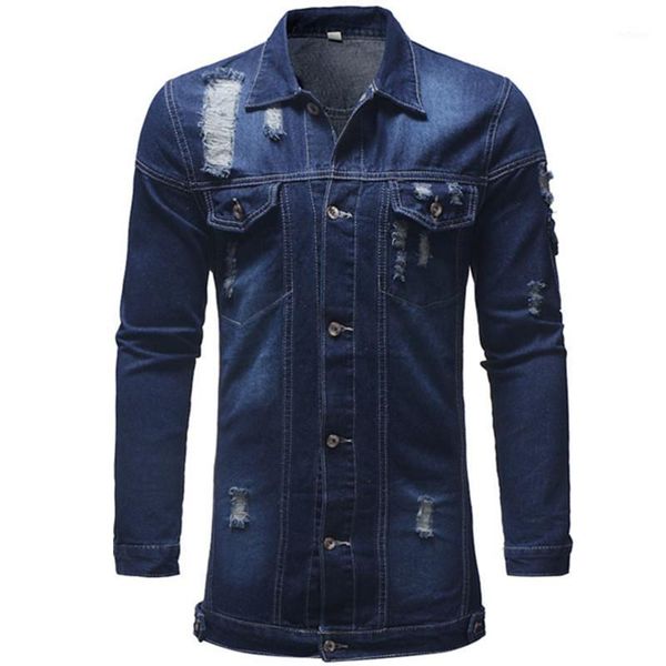 men's jackets solid casual slim fit men hole denim bomber jacket cowboy jean long style trench coat, Black;brown
men's jackets solid casual slim fit men hole denim bomber jacket cowboy jean long style trench coat, Black;brown