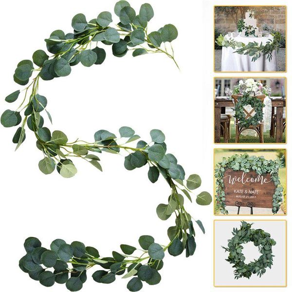decorative flowers & wreaths artificial eucalyptus green garland leaves fake vines rattan plants decor ivy wreath party wall wedding props d
decorative flowers & wreaths artificial eucalyptus green garland leaves fake vines rattan plants decor ivy wreath party wall wedding props d