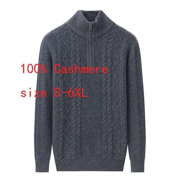 men's sweaters arrival fashion large 100% cashmere men thickened winter half zipper collar sweater plus size s-4xl 5xl, White;black
men's sweaters arrival fashion large 100% cashmere men thickened winter half zipper collar sweater plus size s-4xl 5xl, White;black
