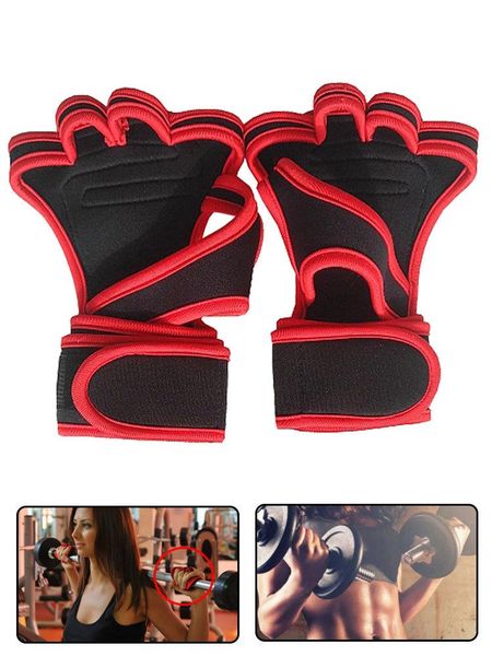 cycling gloves 1pair weightlifting hand belt anti-slip sport fitness wrist wraps straps gym support lifting grip bodybuilding, Black
cycling gloves 1pair weightlifting hand belt anti-slip sport fitness wrist wraps straps gym support lifting grip bodybuilding, Black