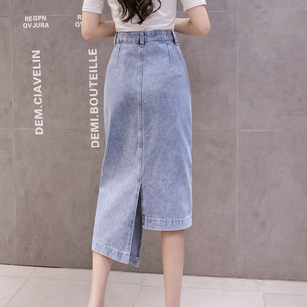 skirts autumn irregular long denim womens double split high waisted korean style elegant maxi jean qrfe, Black
skirts autumn irregular long denim womens double split high waisted korean style elegant maxi jean qrfe, Black