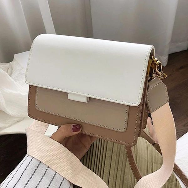 evening bags contrast color leather wide shoulder strap for women 2021 travel women's handbag simple ladies crossbody bag
evening bags contrast color leather wide shoulder strap for women 2021 travel women's handbag simple ladies crossbody bag
