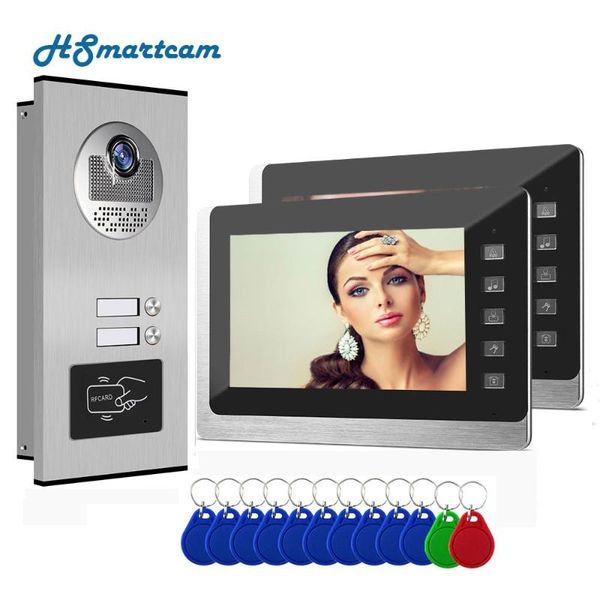 video door phones 7 inch wired phone intercom system rfid access outdoor camera apartment 2 monitors
video door phones 7 inch wired phone intercom system rfid access outdoor camera apartment 2 monitors