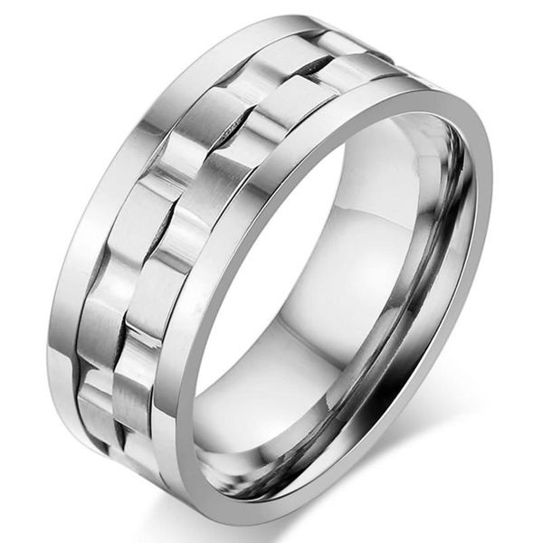 cluster rings boniskiss stainless steel spinner ring man rotatable wedding band gold silver color 9mm men jewelry drop, Golden;silver
cluster rings boniskiss stainless steel spinner ring man rotatable wedding band gold silver color 9mm men jewelry drop, Golden;silver