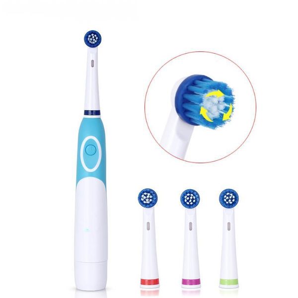 smart electric toothbrush rotary with 4 spare heads, non rechargeable power supply, whitening mouth
smart electric toothbrush rotary with 4 spare heads, non rechargeable power supply, whitening mouth