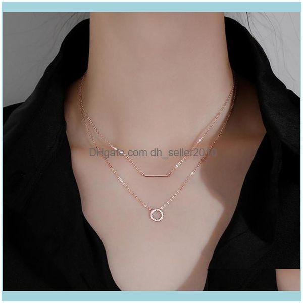 necklaces & pendants jewelryfashion double layer circle necklace female clavicle chain simple elegant handmade jewelry chains drop delivery, Silver
necklaces & pendants jewelryfashion double layer circle necklace female clavicle chain simple elegant handmade jewelry chains drop delivery, Silver