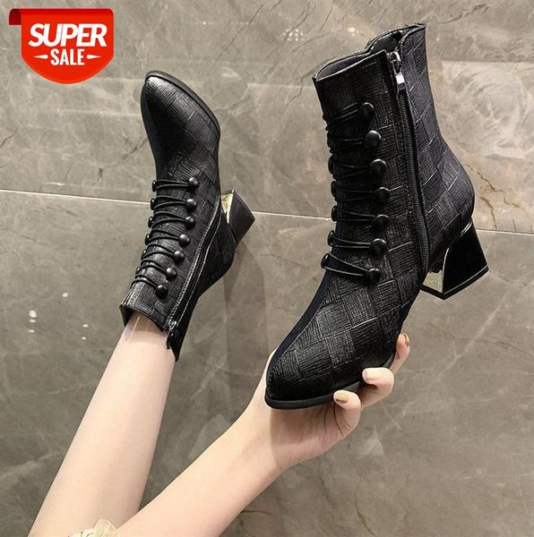 children's thick heel boots factory plus size 43 women's short korean style side zipper pointed high martin women #859i, Black
children's thick heel boots factory plus size 43 women's short korean style side zipper pointed high martin women #859i, Black
