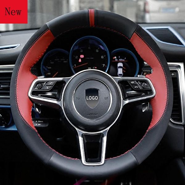 steering wheel covers diy customized hand-stitched leather suede car cover for panamera macan 911 accessories
steering wheel covers diy customized hand-stitched leather suede car cover for panamera macan 911 accessories