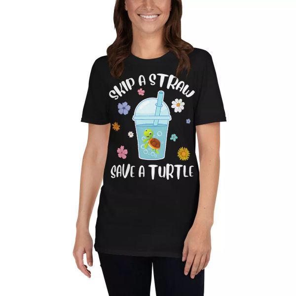 skip a straw save a turtle cute flower turtles ocean animal lover gifts t-shirt, White;black
skip a straw save a turtle cute flower turtles ocean animal lover gifts t-shirt, White;black