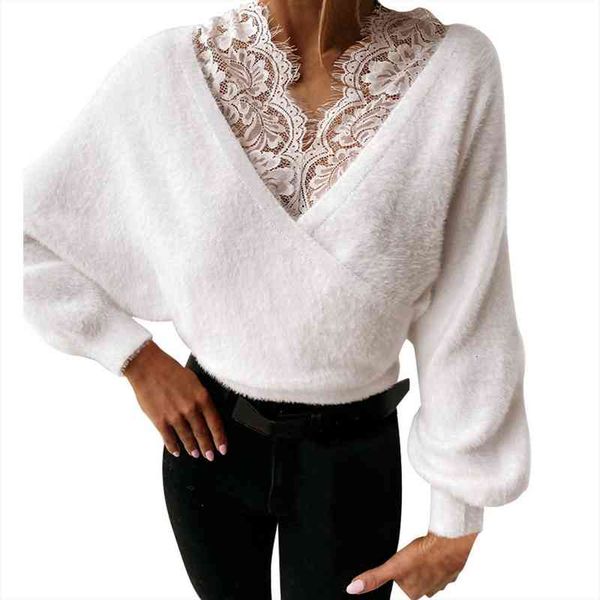 winter woman sweaters ins mink fur knitted sweaters lace knitwear mujer suteres kobieta swetry pull femme, White;black
winter woman sweaters ins mink fur knitted sweaters lace knitwear mujer suteres kobieta swetry pull femme, White;black