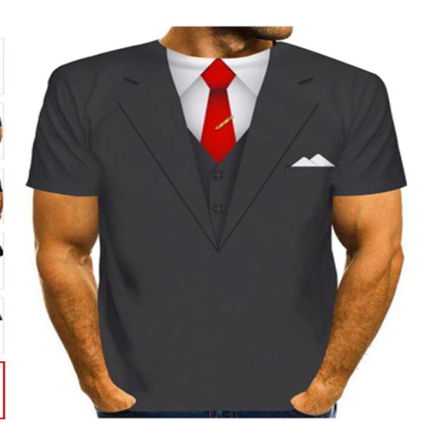 men's t-shirts funny fake suit 3d t shirt tuxedo bow tie printed shirts men summer fashion short sleeve streetwear vest tshirt, White;black
men's t-shirts funny fake suit 3d t shirt tuxedo bow tie printed shirts men summer fashion short sleeve streetwear vest tshirt, White;black