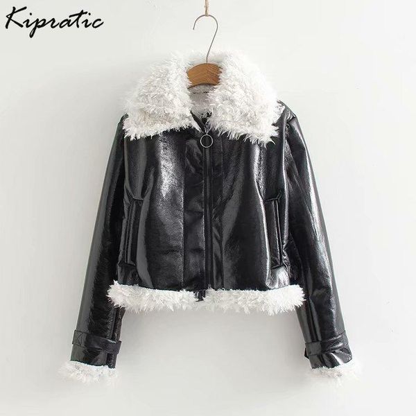 women's leather & faux autumn winter women fur thicken lambs wool jacket motorcycle biker outerwear black coats
women's leather & faux autumn winter women fur thicken lambs wool jacket motorcycle biker outerwear black coats