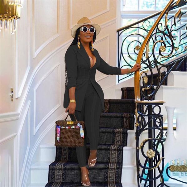 women's two piece pants mesh patchwork women suit office lady long sleeve blazer coat pencil elegant sets work uniforms, White
women's two piece pants mesh patchwork women suit office lady long sleeve blazer coat pencil elegant sets work uniforms, White
