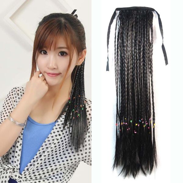 synthetic wigs beiyufei ponytail hair braid false overhead around fake box braids piece 20 inch brown, Black
synthetic wigs beiyufei ponytail hair braid false overhead around fake box braids piece 20 inch brown, Black