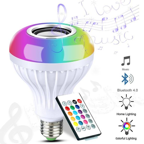 bulbs e27 smart rgb rgbw wireless bluetooth speaker led bulb light 12w dimmable music playing lamp with 24 keys remote control
bulbs e27 smart rgb rgbw wireless bluetooth speaker led bulb light 12w dimmable music playing lamp with 24 keys remote control