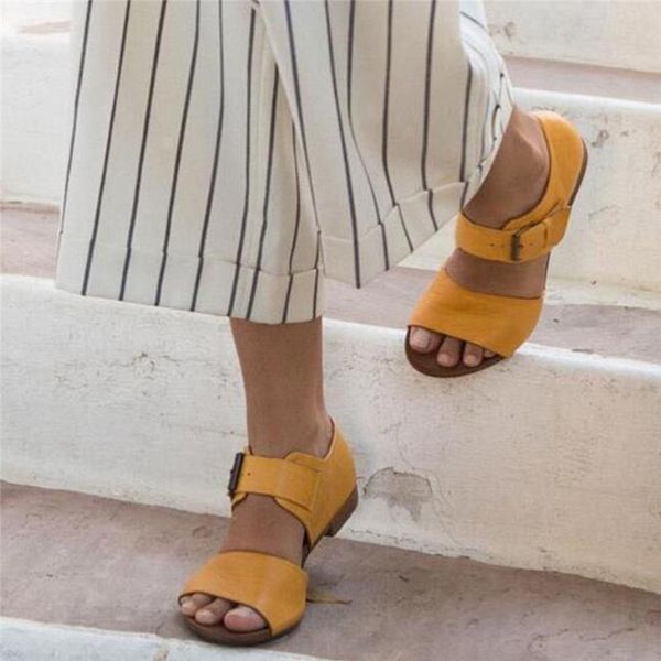 women fashion sandals ladies soft leather belt buckle summer flat bottom roman shose #sa, Black
women fashion sandals ladies soft leather belt buckle summer flat bottom roman shose #sa, Black