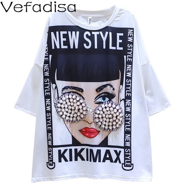 white beading decoration women t-shirt summer character print plus size female letter casual qyf5351 210708
white beading decoration women t-shirt summer character print plus size female letter casual qyf5351 210708