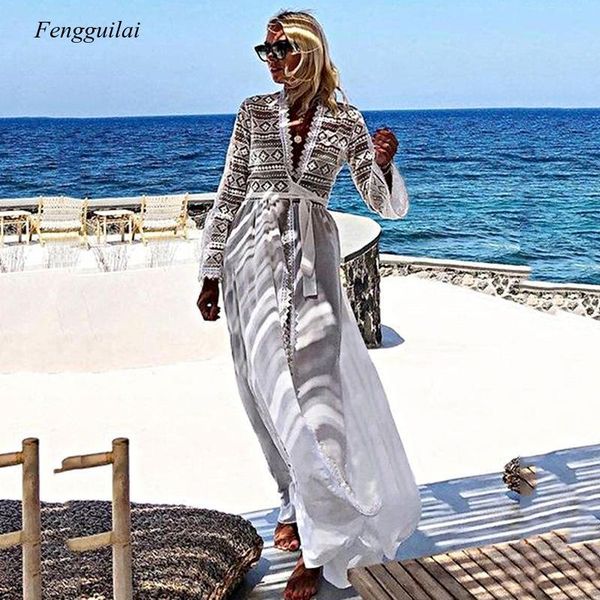 cotton lace long cardigan design beach skirt bikini cover up swim sunscreen holiday summer 2021 for women women's swimwear, White;black
cotton lace long cardigan design beach skirt bikini cover up swim sunscreen holiday summer 2021 for women women's swimwear, White;black