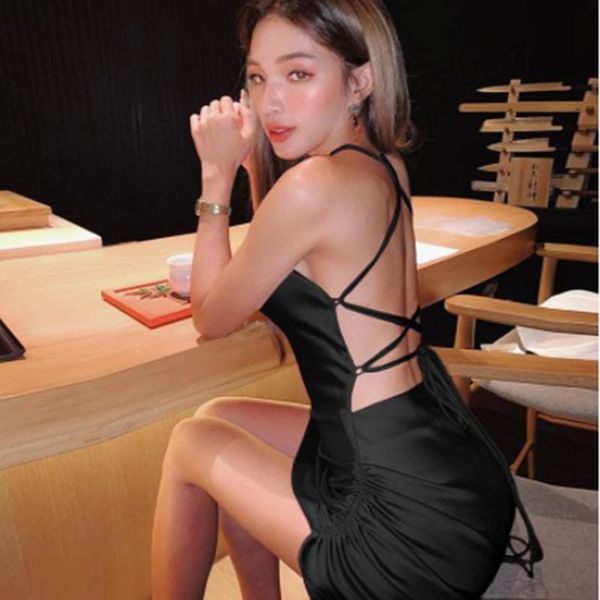 casual dresses summer dress women strap mini ruched lace up cross bandage backless bodycon party 2021 club christmas slim, Black;gray
casual dresses summer dress women strap mini ruched lace up cross bandage backless bodycon party 2021 club christmas slim, Black;gray