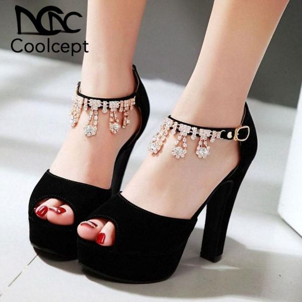 coolcept 4 color size 31-47 women high heel sandals ankle strap crystal summer party elegant shoes footwear, Black
coolcept 4 color size 31-47 women high heel sandals ankle strap crystal summer party elegant shoes footwear, Black
