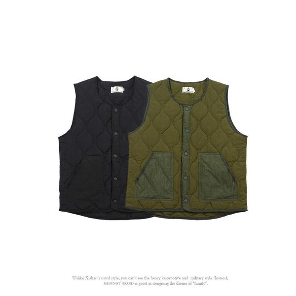 men's hoodies & sweatshirts madness mdns 2021 winter quilted tooling camping suit vest multi-pocket loose stitching male wtaps, Black
men's hoodies & sweatshirts madness mdns 2021 winter quilted tooling camping suit vest multi-pocket loose stitching male wtaps, Black