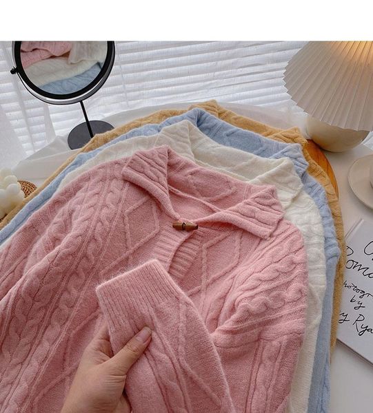 women's knits & tees women horn button crop sweater autumn winter korean loos long-sleeved knitted cardigan woman casual solid elegnat, White
women's knits & tees women horn button crop sweater autumn winter korean loos long-sleeved knitted cardigan woman casual solid elegnat, White
