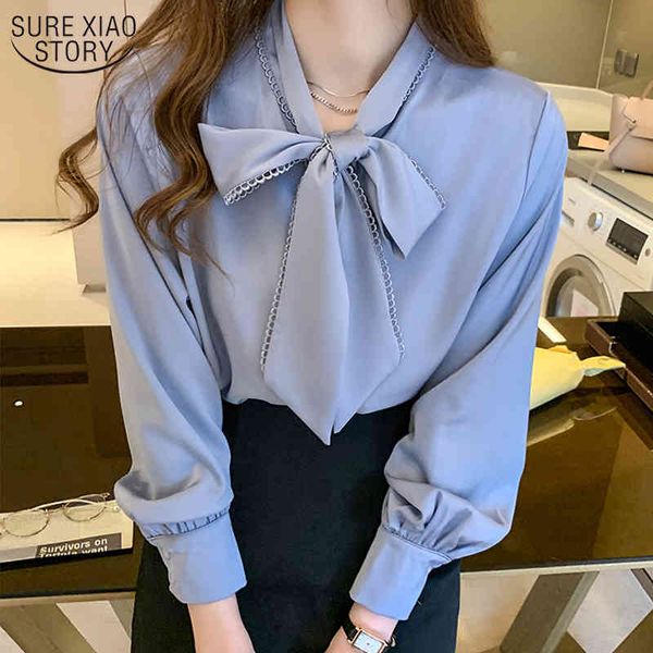 autumn long sleeve shirt fashion loose korean bow collar satin chiffon blouse office lady style women and 10691 210508, White
autumn long sleeve shirt fashion loose korean bow collar satin chiffon blouse office lady style women and 10691 210508, White