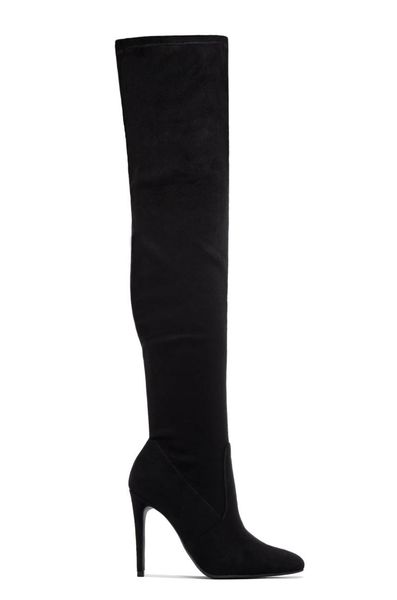 dress shoes overknee boots winter women's warm side zip casual for women 2021 pointed toe elastic female lady, Black
dress shoes overknee boots winter women's warm side zip casual for women 2021 pointed toe elastic female lady, Black