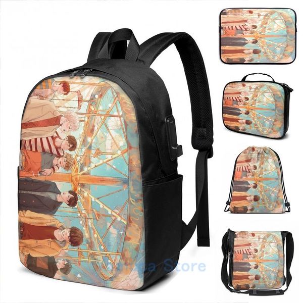 backpack funny graphic print love and youth usb charge men school bags women bag travel laptop
backpack funny graphic print love and youth usb charge men school bags women bag travel laptop