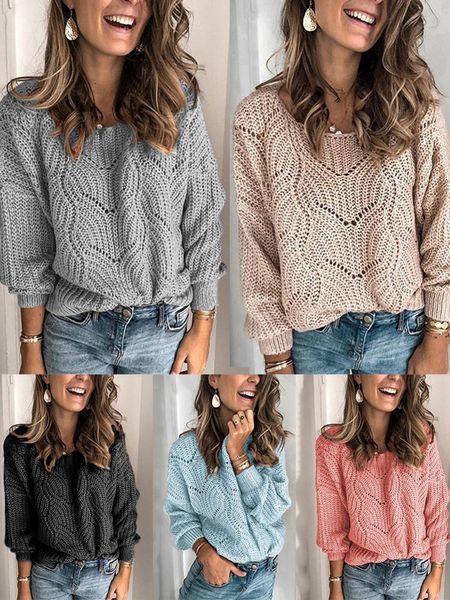 women's sweaters women sweater ladies hollow out pull knitted causal knitwear loose long sleeve knit pullover 2021, White;black
women's sweaters women sweater ladies hollow out pull knitted causal knitwear loose long sleeve knit pullover 2021, White;black