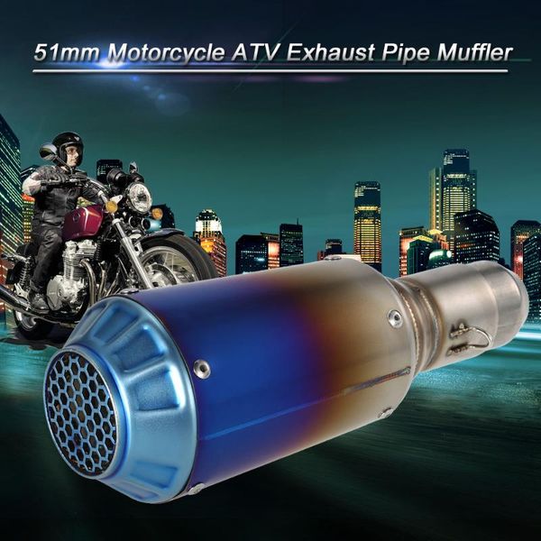 exhaust pipe car-styling motorcycle 51mm refit muffler blueing stainless steel extended tail universal
exhaust pipe car-styling motorcycle 51mm refit muffler blueing stainless steel extended tail universal