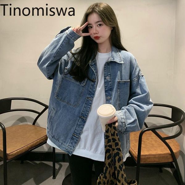 tinomiswa bf denim jackets women solid streetwear korean fashion mujer chaqueta spring loose 2021 jacket female a969 women's, Black;brown
tinomiswa bf denim jackets women solid streetwear korean fashion mujer chaqueta spring loose 2021 jacket female a969 women's, Black;brown