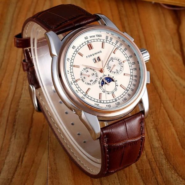 wristwatches fashion trend, sun and moon, roman numerals, automatic mechanical watch, male watch, Slivery;brown
wristwatches fashion trend, sun and moon, roman numerals, automatic mechanical watch, male watch, Slivery;brown
