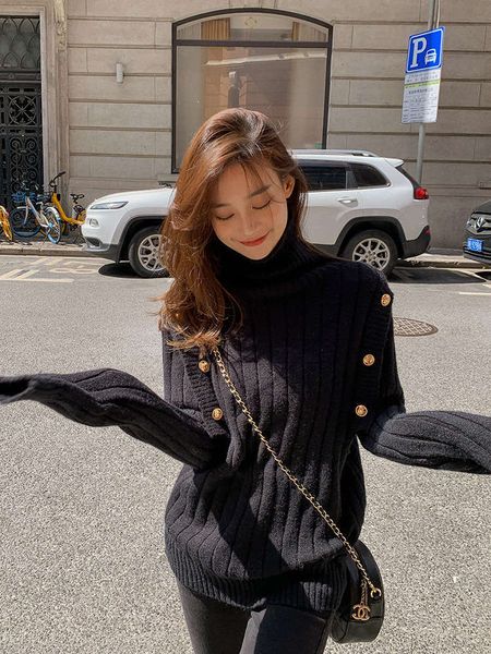 women's jackets coats high collar thickened bottomed sweater lazy style in autumn and winter r0kh, Black;brown
women's jackets coats high collar thickened bottomed sweater lazy style in autumn and winter r0kh, Black;brown