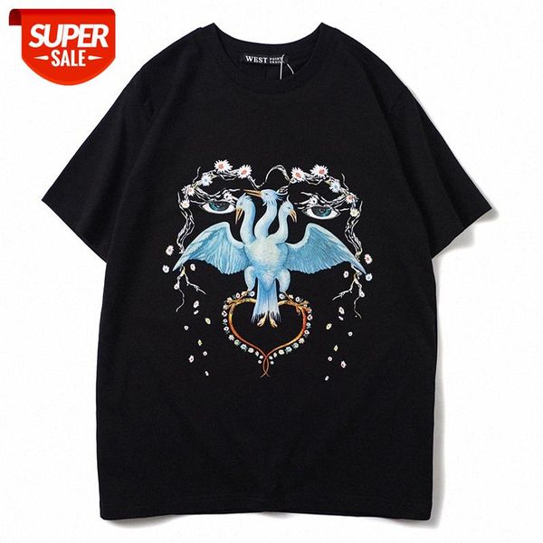 t shirt bluebird short-sleeved t-shirt women's fashion tide brand men's cotton student couple wear young students special loose #w, White;black
t shirt bluebird short-sleeved t-shirt women's fashion tide brand men's cotton student couple wear young students special loose #w, White;black