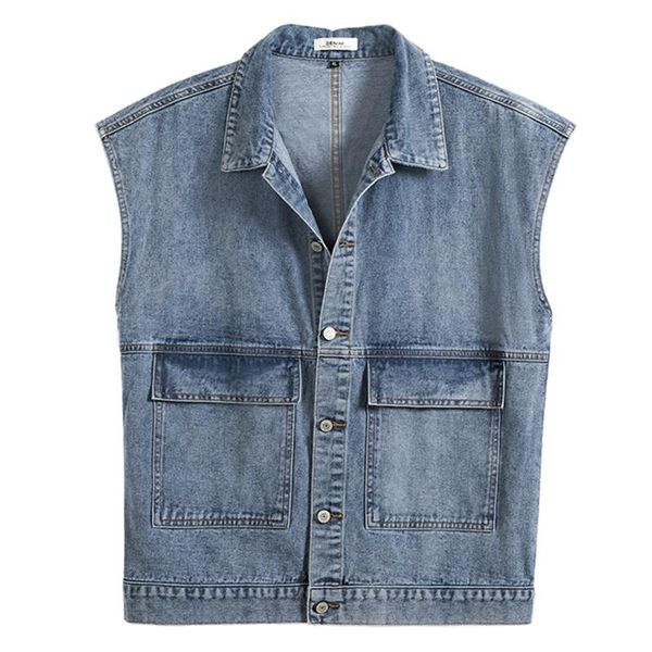 men's vests 2021 fashion jeans jacket loose vest high-end quality soft autumn style, Black;white
men's vests 2021 fashion jeans jacket loose vest high-end quality soft autumn style, Black;white