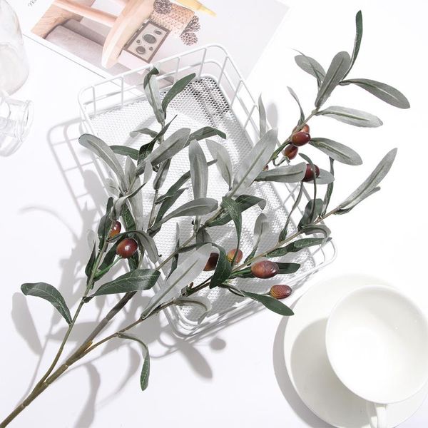 decorative flowers & wreaths 1pc 70cm artificial fake olive leaves tree branches with fruit green plant home wedding branch decor supplies
decorative flowers & wreaths 1pc 70cm artificial fake olive leaves tree branches with fruit green plant home wedding branch decor supplies
