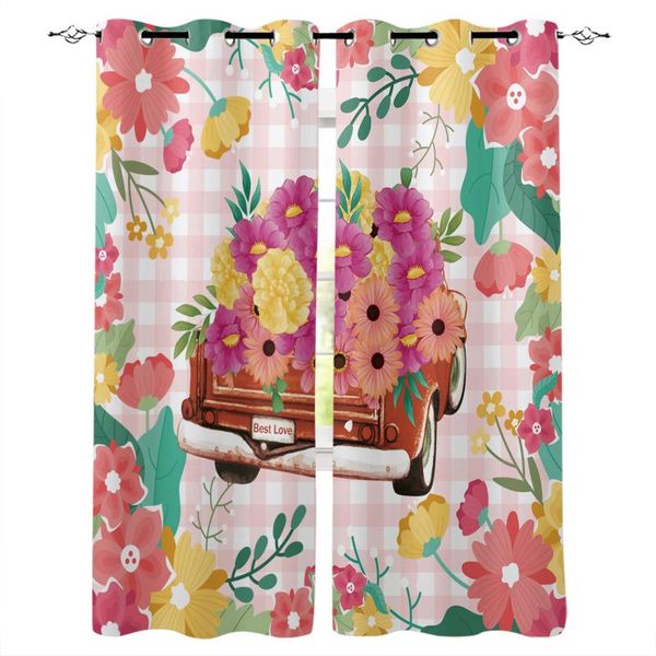 spring flower truck window curtains home decor bedroom kitchen drapes panel for living room curtain &
spring flower truck window curtains home decor bedroom kitchen drapes panel for living room curtain &