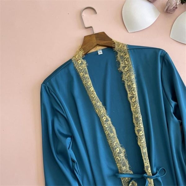 women's sleepwear women silk robe gown set lace dress satin pajamas casual bathrobe nightdress suit & chest pad home lingerie 24xz, Black;red
women's sleepwear women silk robe gown set lace dress satin pajamas casual bathrobe nightdress suit & chest pad home lingerie 24xz, Black;red