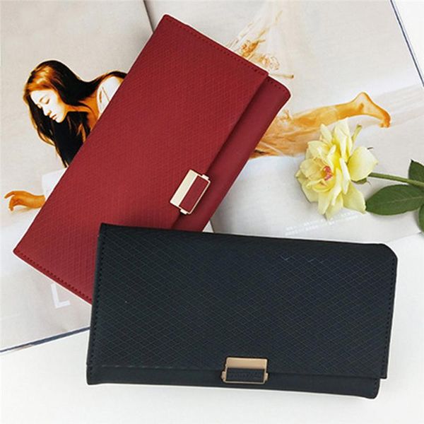wallets long wallet clutch bag female fashion money coin purse three-fold bolsa feminina, Red;black
wallets long wallet clutch bag female fashion money coin purse three-fold bolsa feminina, Red;black