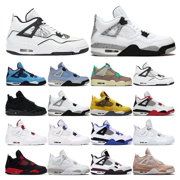 mens womens basketball shoes 4s leather high trainers a4 cool grey sneakers black cat oreo crimson tint motorsport
mens womens basketball shoes 4s leather high trainers a4 cool grey sneakers black cat oreo crimson tint motorsport