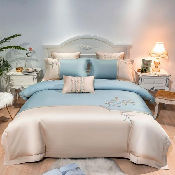 vintage embroidery duvet cover set egyptian cotton patchwork 4pcs bedding king size 1bed sheet 2pillowcase sets
vintage embroidery duvet cover set egyptian cotton patchwork 4pcs bedding king size 1bed sheet 2pillowcase sets