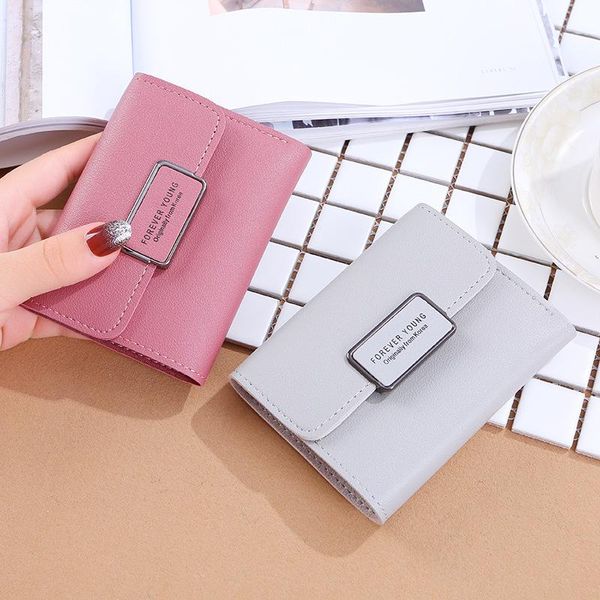 wallets 2021 ladies wallet short tri-fold buckle clutch multi card holder pu leather fashion small multifunction coin, Red;black
wallets 2021 ladies wallet short tri-fold buckle clutch multi card holder pu leather fashion small multifunction coin, Red;black