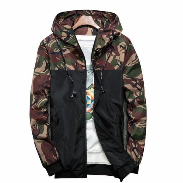 men's jackets 2021 spring autumn camouflage men vogue hooded bomber coats slim fit male windbreaker casual outerwear brand clothing, Black;brown
men's jackets 2021 spring autumn camouflage men vogue hooded bomber coats slim fit male windbreaker casual outerwear brand clothing, Black;brown