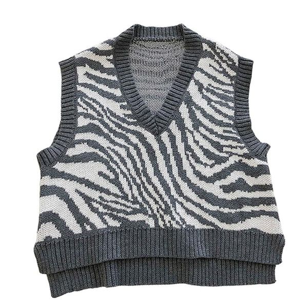 women's vests 2021 spring v neck sweater vest women harajuku loose stripe knit short sleeveless jacket female chic knitwear crop, Black;white
women's vests 2021 spring v neck sweater vest women harajuku loose stripe knit short sleeveless jacket female chic knitwear crop, Black;white