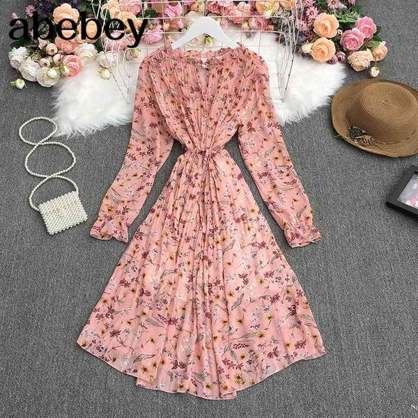 spring summer french v-neck long sleeve chiffon dress waist slim ruffles print a-line 210512, Black;gray
spring summer french v-neck long sleeve chiffon dress waist slim ruffles print a-line 210512, Black;gray