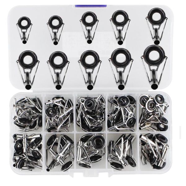 80pcs/box fishing rod guide tip repair kit set diy eye rings stainless steel frames ceramics ts line ring hooks
80pcs/box fishing rod guide tip repair kit set diy eye rings stainless steel frames ceramics ts line ring hooks