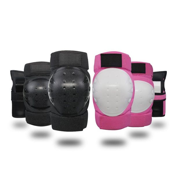 6pcs/set kids adults knee and elbow pads with wrist guards protective gear set pink/black safety sport skating roller &, Black;gray
6pcs/set kids adults knee and elbow pads with wrist guards protective gear set pink/black safety sport skating roller &, Black;gray