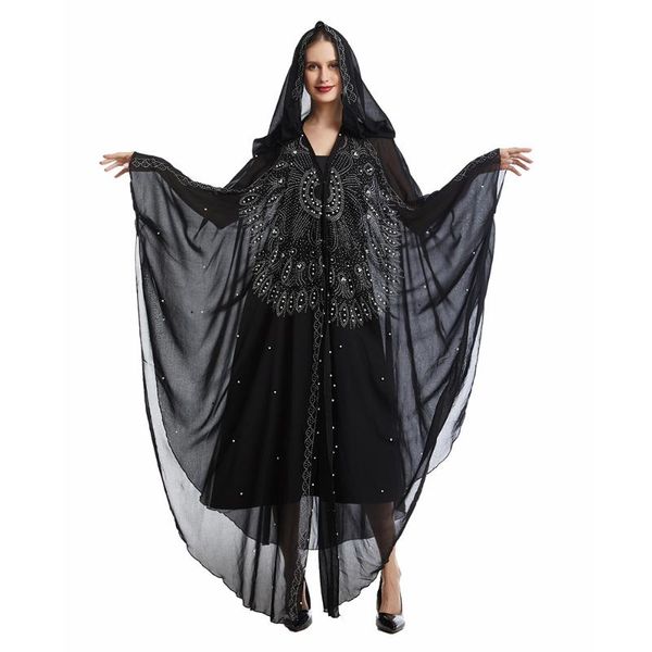 ethnic clothing african dashiki diamond chiffon hooded dress women plus size boubou robe africaine femme elegant muslim abayas kaftan, Red
ethnic clothing african dashiki diamond chiffon hooded dress women plus size boubou robe africaine femme elegant muslim abayas kaftan, Red
